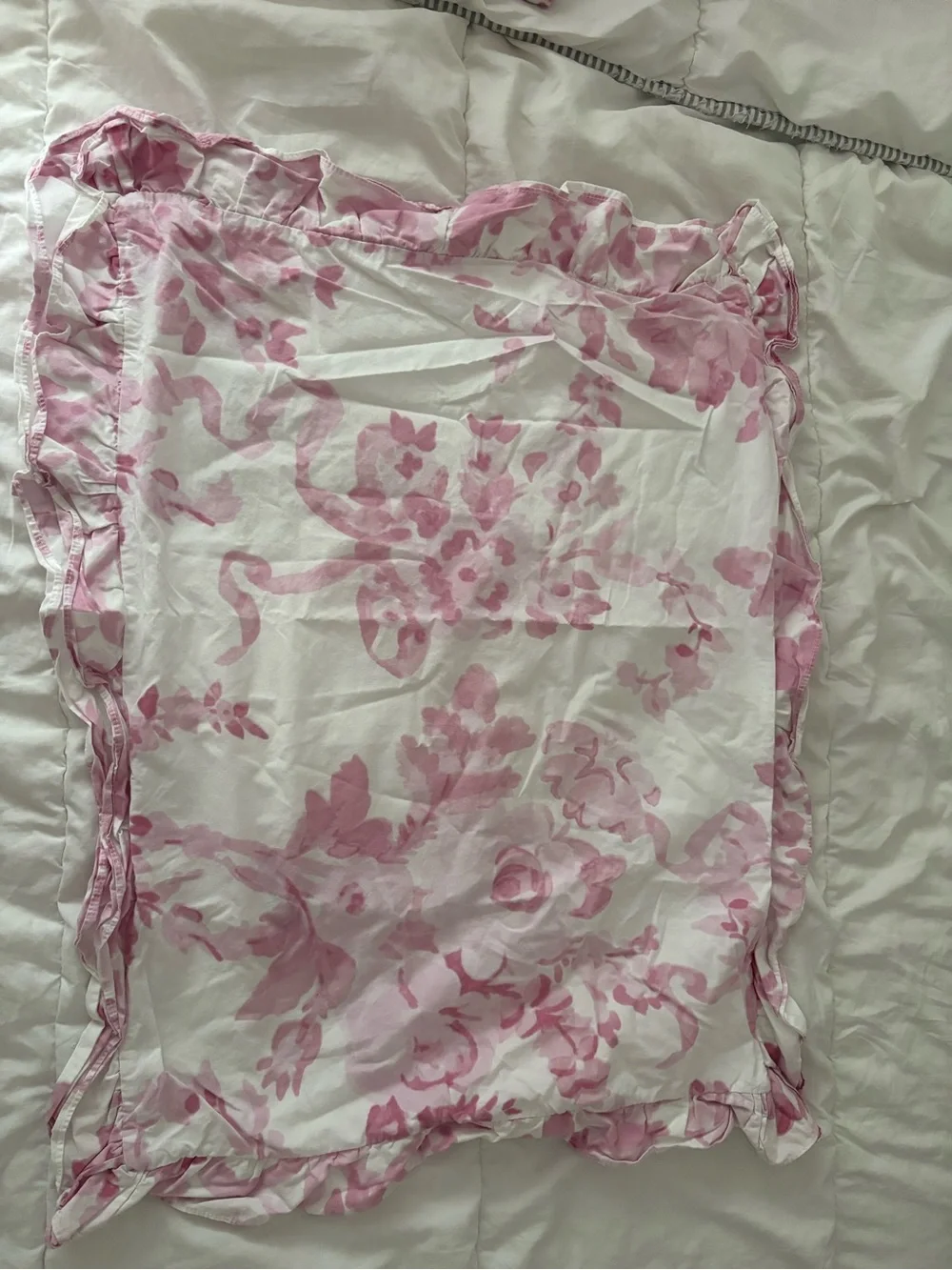 Loveshackfancy x Pottery Barn Teen gardan damask organic sheet set twin/twin xl